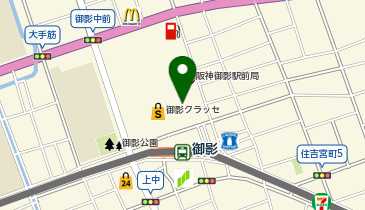 ミスターミニット 御影クラッセの地図画像