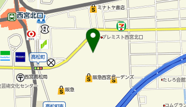 ミスターミニット阪急西宮ガーデンズの地図画像