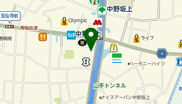 ミスターミニット中野坂上パオの地図画像