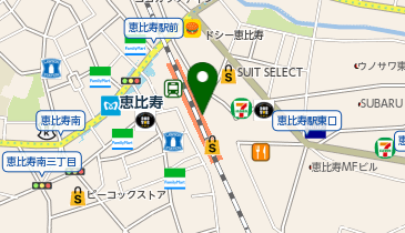 ミスターミニット アトレ恵比寿の地図画像