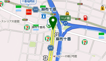 ミスターミニット東京メトロ麻布十番の地図画像