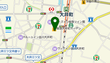 ミスターミニット 阪急大井町ガーデン店の地図画像