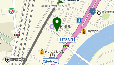 ホワイト急便 鶴見中央四丁目店の地図画像