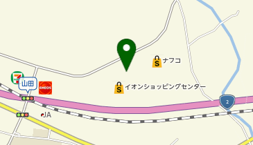 ホワイト急便 マックスバリュ山田店の地図画像