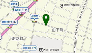 ホワイト急便 大牟田市山下店の地図画像