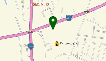 ホワイト急便 コープわかまつ店の地図画像