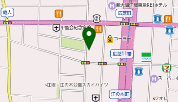 ホワイト急便 江の木町店の地図画像