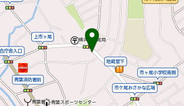 ホワイト急便 市ケ尾店の地図画像