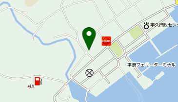 ホワイト急便 宇久島店の地図画像