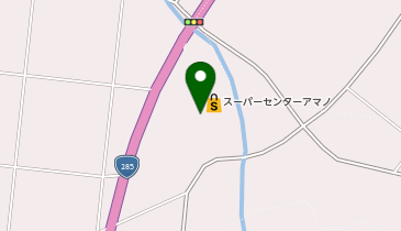 ホワイト急便 アマノ井川店の地図画像