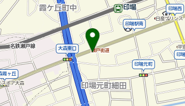 ホワイト急便 印場西店の地図画像