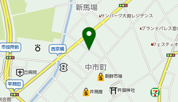 ホワイト急便 中市店の地図画像