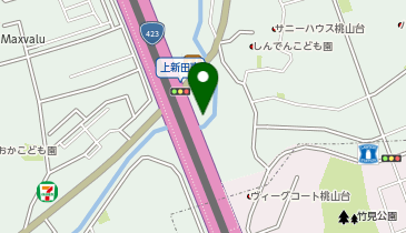 ホワイト急便 上新田3丁目店の地図画像