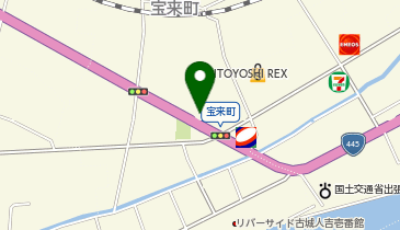 ホワイト急便 人吉市宝来店の地図画像