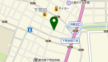 ホワイト急便 下荒田4丁目店の地図画像