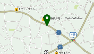 ホワイト急便 木崎店の地図画像