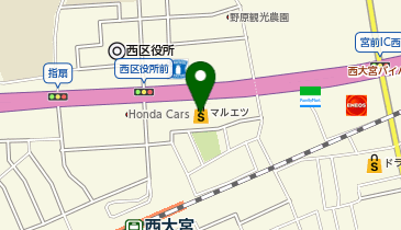 ホワイト急便 マルエツ西大宮店の地図画像