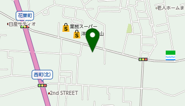 ホワイト急便 西町北店の地図画像