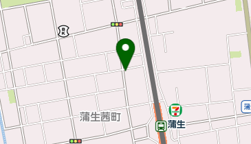 ホワイト急便 蒲生駅西口店の地図画像