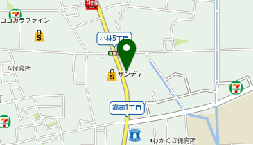 ホワイト急便 高司店の地図画像