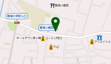 ホワイト急便 鶴嶺店の地図画像