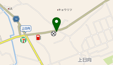 ホワイト急便 日向FC店の地図画像