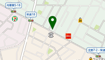 ホワイト急便 栄通19丁目店の地図画像