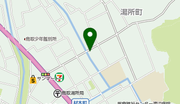 ホワイト急便 湯所店の地図画像