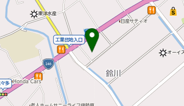 ホワイト急便 ベルク伊勢原白根店の地図画像