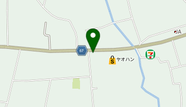 ホワイト急便 岩舟下津原FC店の地図画像