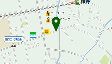 ホワイト急便 神野店の地図画像