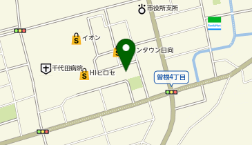 ホワイト急便 イオン日向店の地図画像