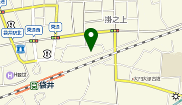 ホワイト急便ひまわり店の地図画像