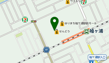 ホワイト急便 ゆりまち袖ケ浦駅前店の地図画像