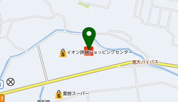 ホワイト急便 挾間店店の地図画像