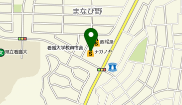 ホワイト急便 まなび野店の地図画像