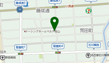 ホワイト急便 荒田町店の地図画像