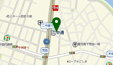 ホワイト急便 交通局前店の地図画像