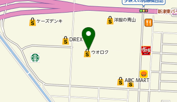 ホワイト急便 ウオロク新津店の地図画像