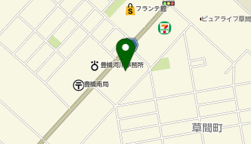 ホワイト急便 豊橋中野店の地図画像