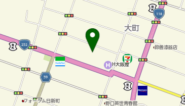 ホワイト急便 大町本店の地図画像