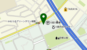 ホワイト急便 川つる店の地図画像