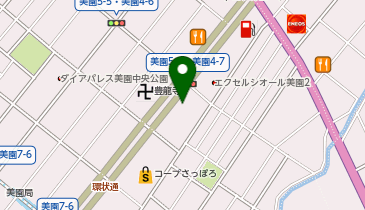 ホワイト急便 美園5条7丁目店の地図画像