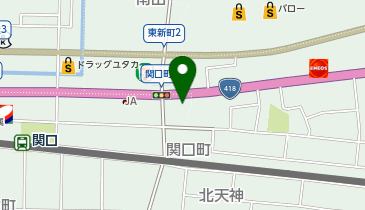 ホワイト急便 関・東新町店の地図画像