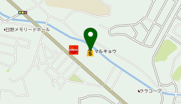 ホワイト急便 マルキョウ日野店の地図画像