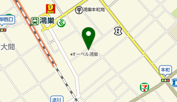 ホワイト急便 鴻巣本町店の地図画像