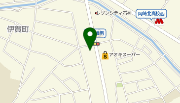 ホワイト急便 岡崎伊賀店の地図画像