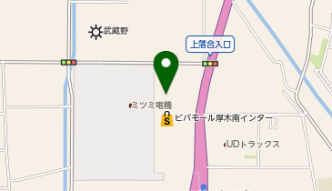 ホワイト急便 ビバモール厚木店の地図画像