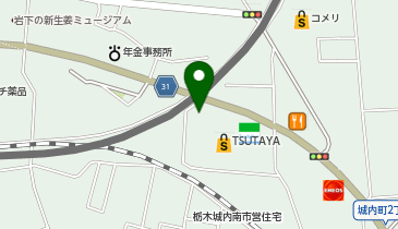 ホワイト急便 栃木城内RC店の地図画像