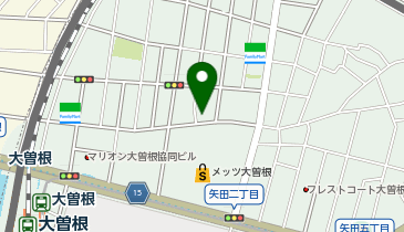ホワイト急便 矢田店の地図画像